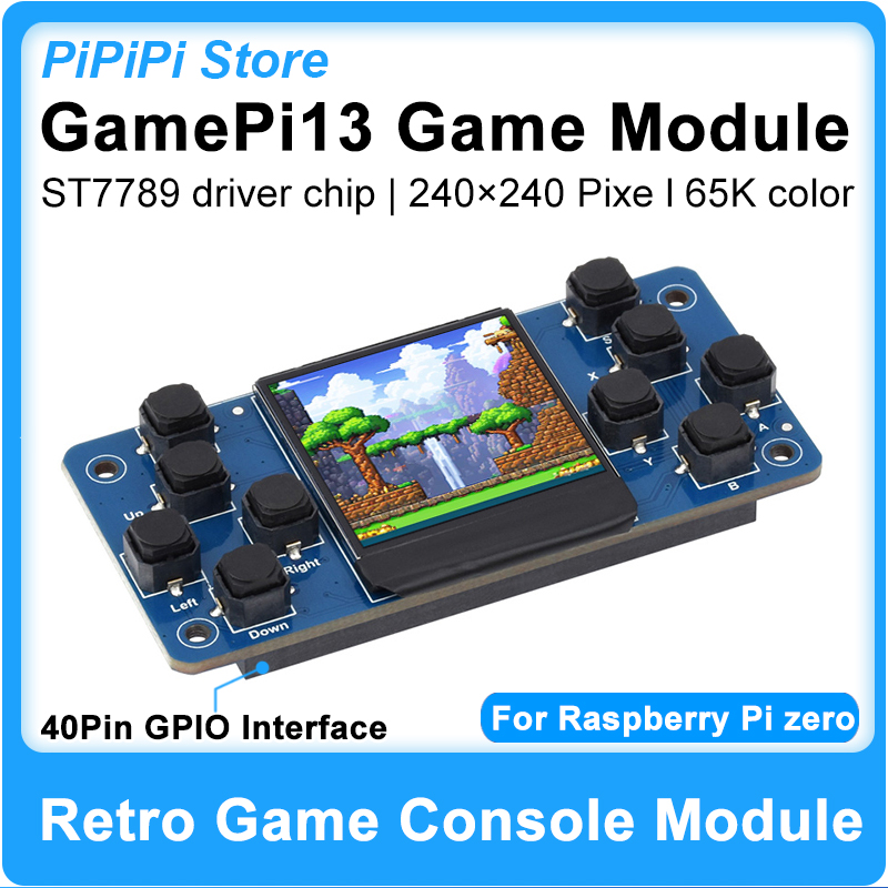 Retro Gaming Raspberry Pi - GamePi13 Retro Oyun Konsolu Modülü 1.3