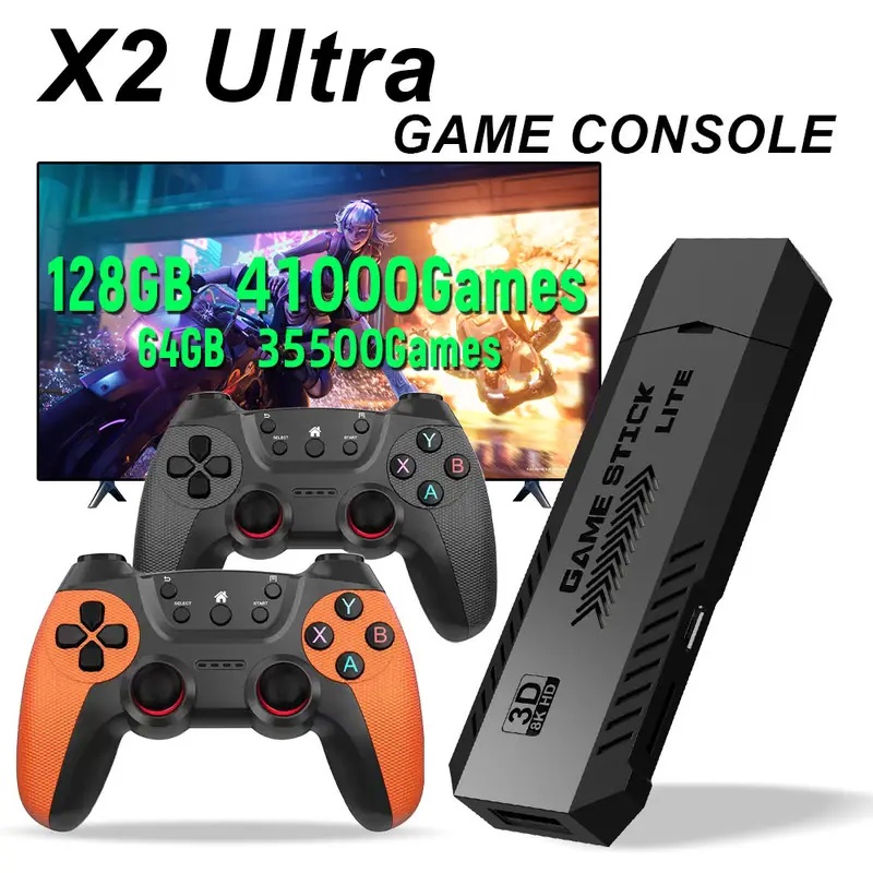 Console Retro Gaming Portable - X2 Ultra Pro Retro Oyun Konsolu