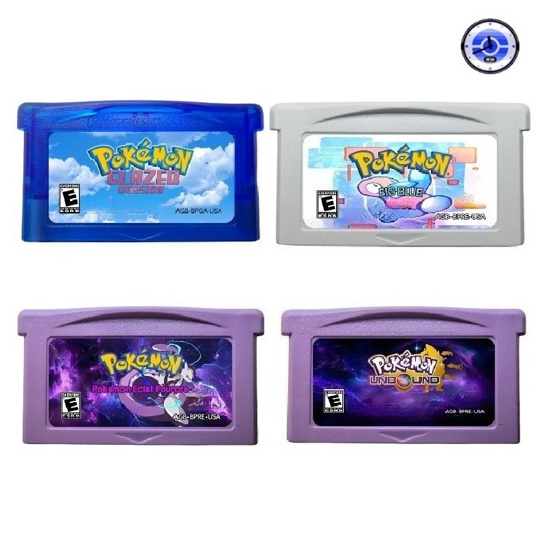 Rom Cartridge Flash - RTC İngilizce Oyun Kartuşu Pokémon Big