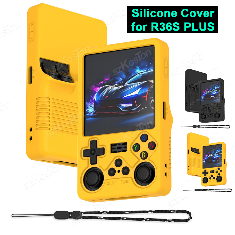 Console Dust Cover - Silikon Koruyucu Kapak R36S PLUS Oyun