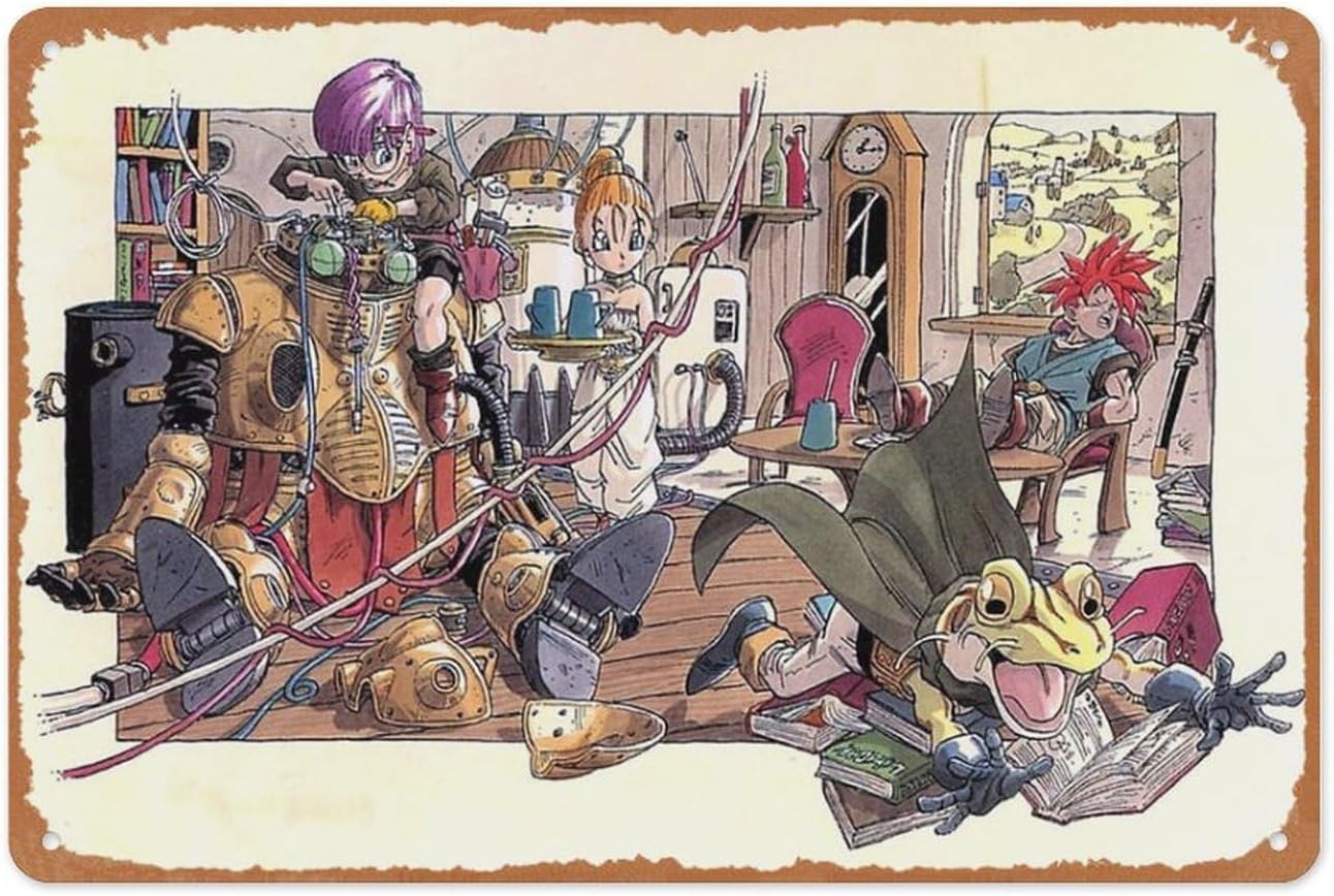 Game Retro Gaming - Retro Oyun Metal Tabelası - Chrono