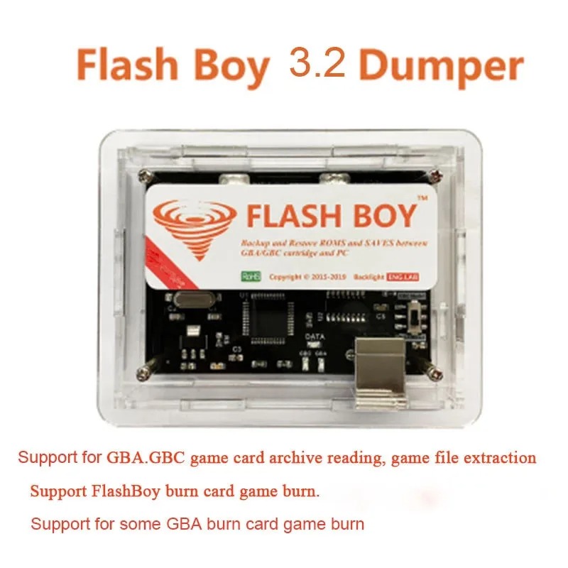Rom Cartridge Flash - Flash Boy 3.2 Cyclone Dumper GameBoy