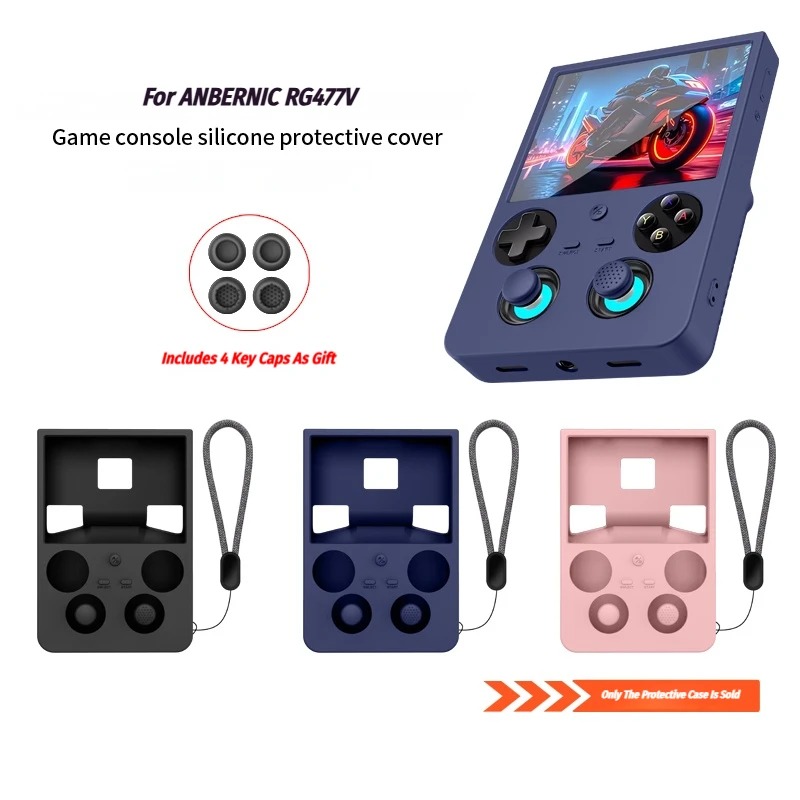 Retro Gaming In 2026 - ANBERNIC RG477V Silikon Koruyucu Kılıf için