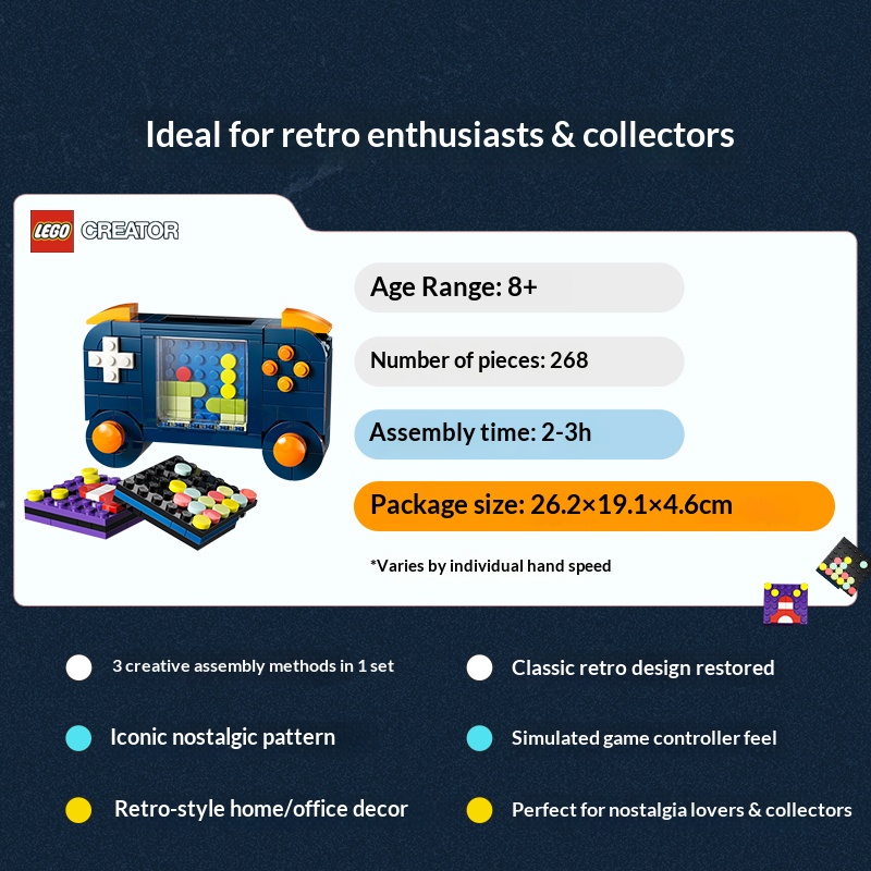 LEGO Creator 3in1 Yapı Taşları - Retro Gaming Lego incelemesi ve fiyatı
