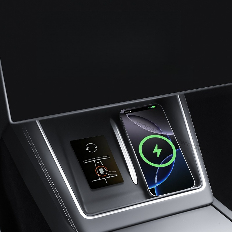 Tesla Model YL için kablosuz ş - Console Dust Cover incelemesi ve fiyatı