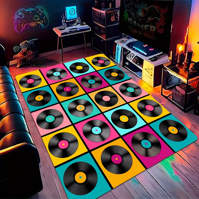 Retro Vinil Plak Halısı Pop Ar - Retro Gaming Lounge incelemesi ve fiyatı