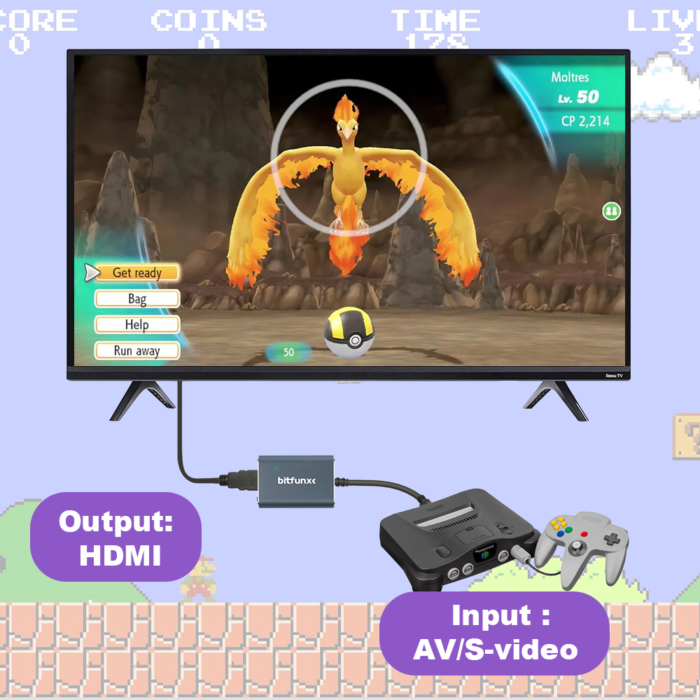 Bitfunx 720P Svideo / AV - HDM - Retro Handheld Console incelemesi ve fiyatı