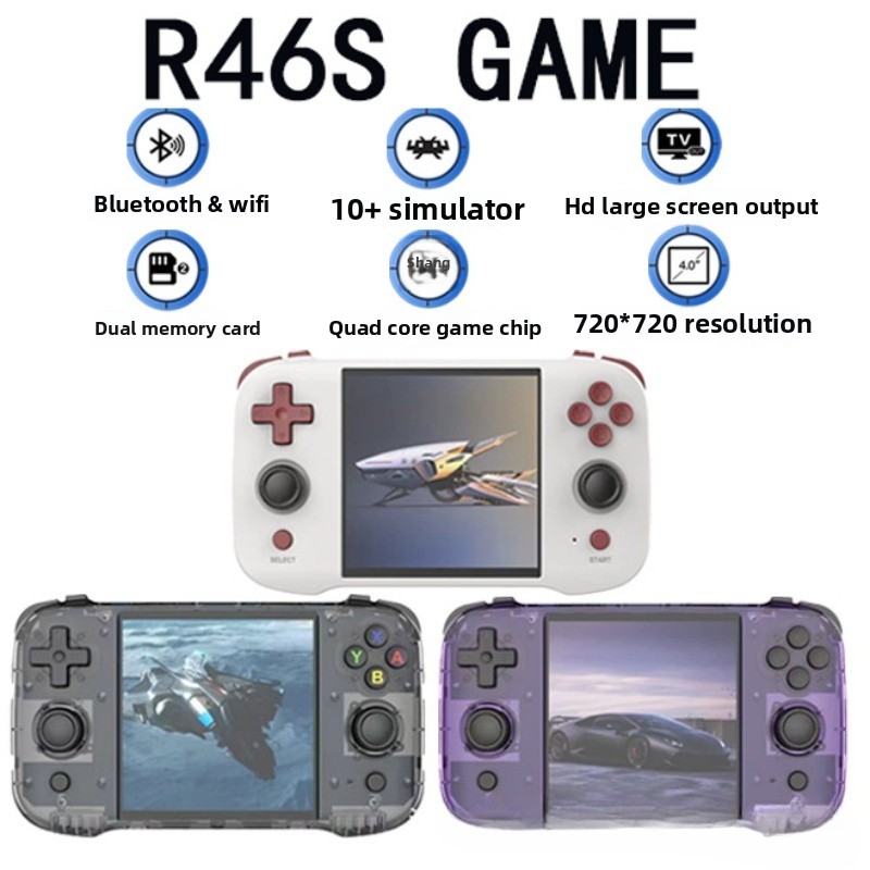 Orijinal R46S Retro El Oyun Ko - Retro Handheld Console incelemesi ve fiyatı