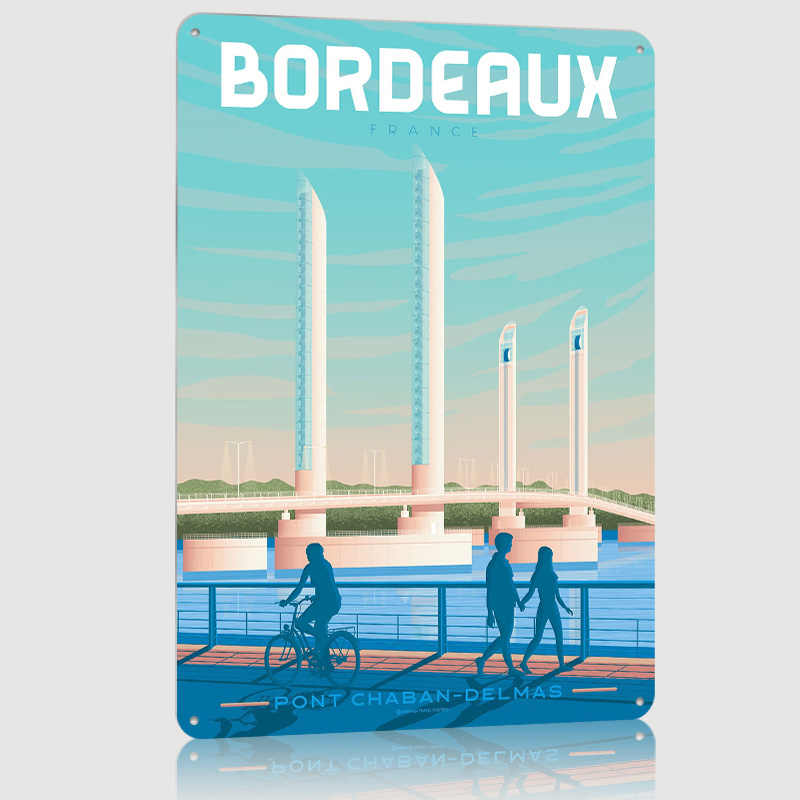 Bordeaux Fransa Metal Poster Ö - Retro Gaming France incelemesi ve fiyatı