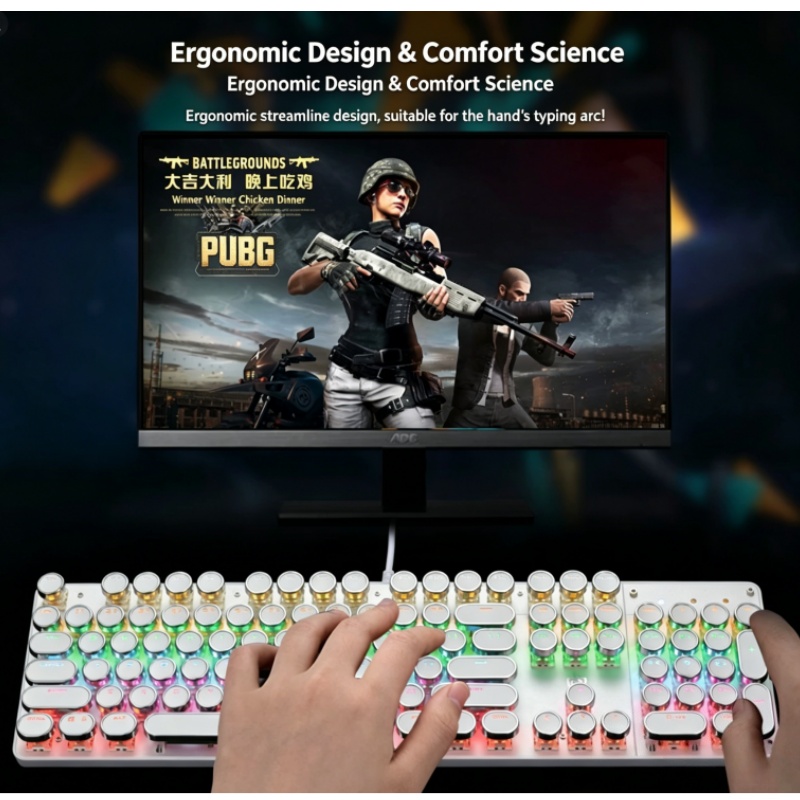 HJK920 Steam Punk Mekanik Kabl - Retro Gaming Lounge incelemesi ve fiyatı
