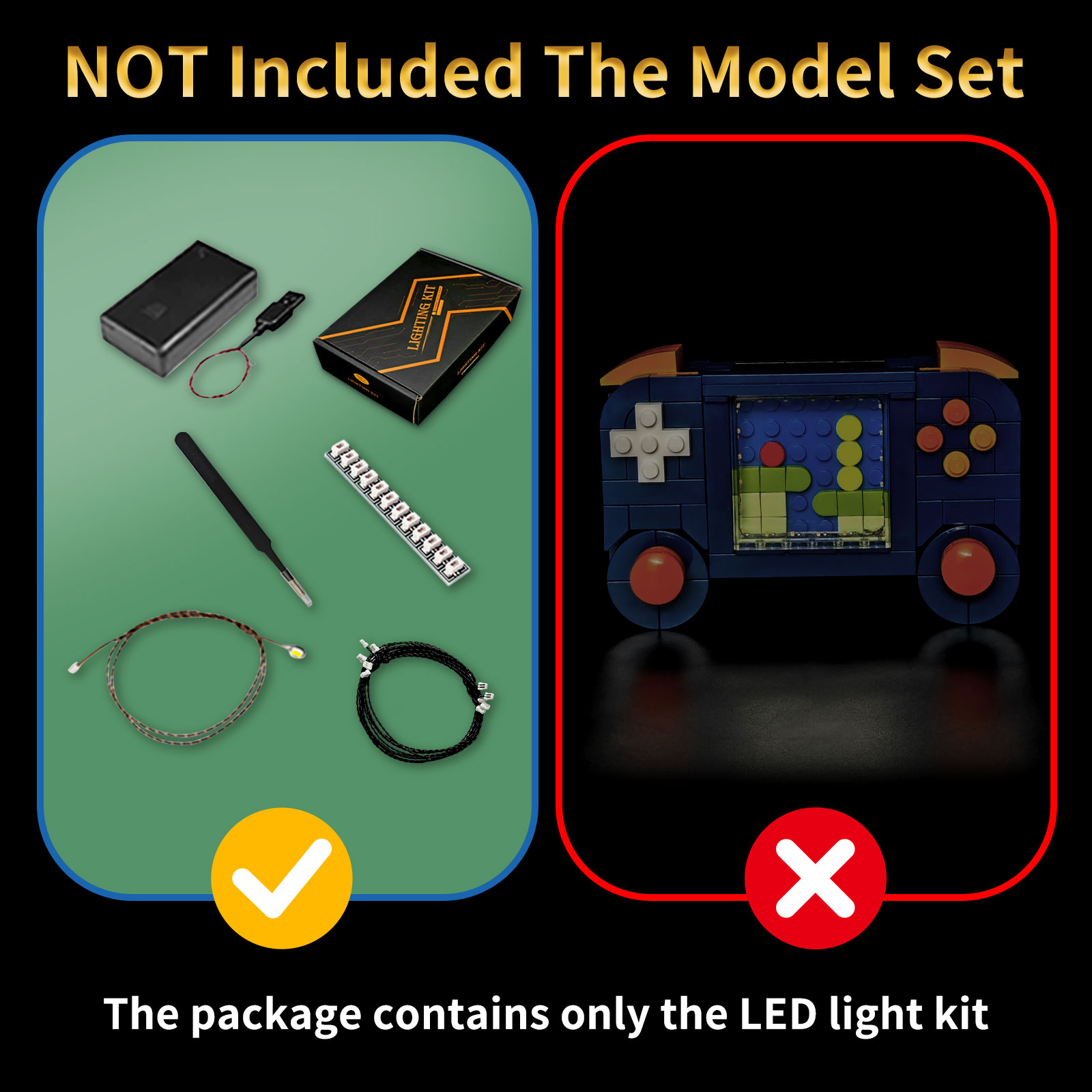 Lego 31380 için BRIXSPARK LED  - Retro Gaming Lego incelemesi ve fiyatı