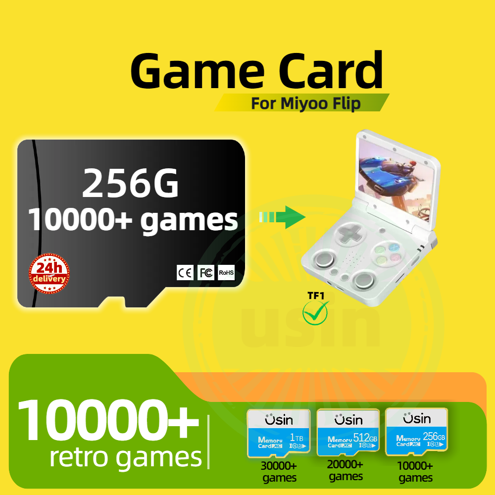 Oyun Kartı Miyoo Flip 30000+ R - Console Retro Gaming Portable incelemesi ve fiyatı