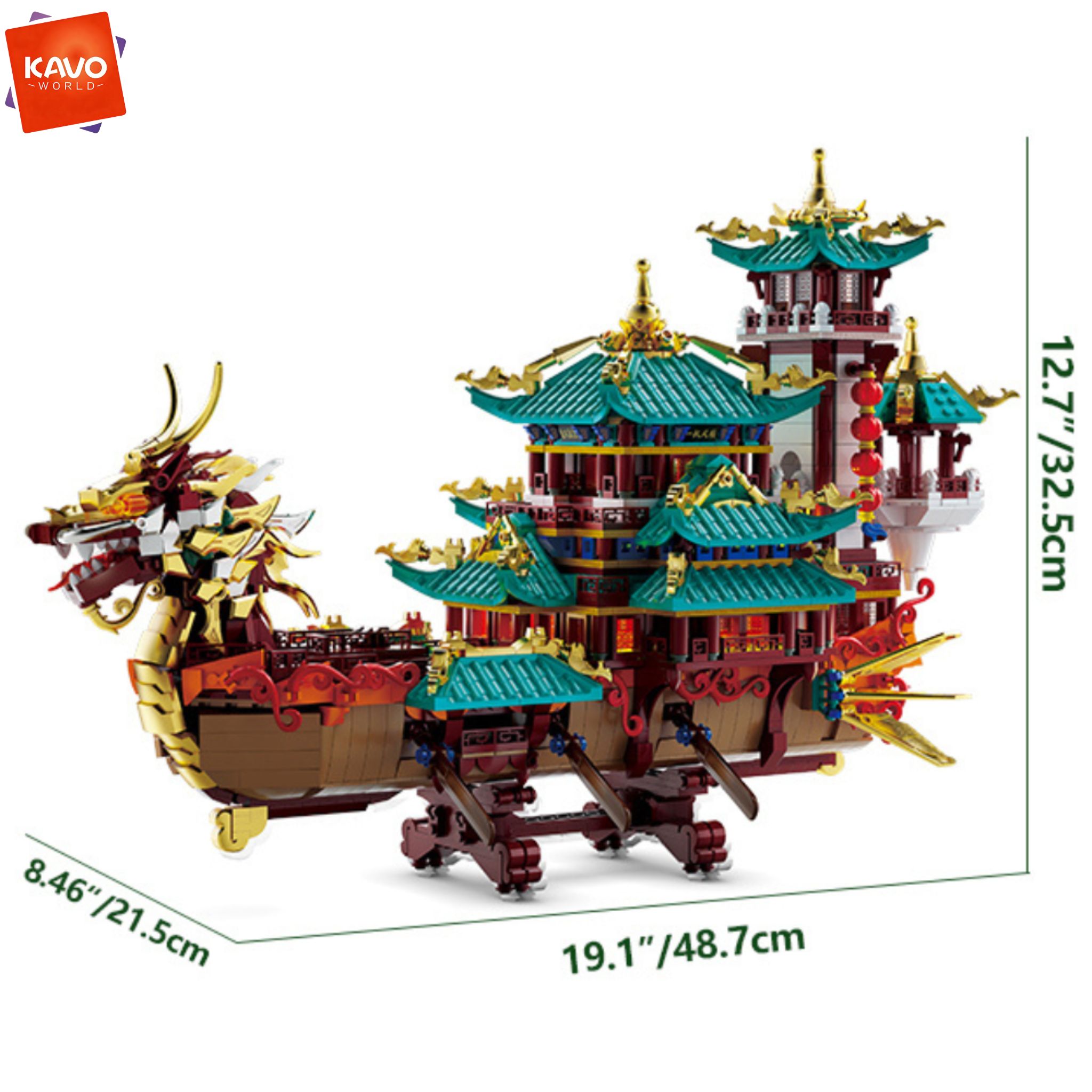 KAVOWORLD 2453 parça Ejderha T - Retro Gaming Lego incelemesi ve fiyatı