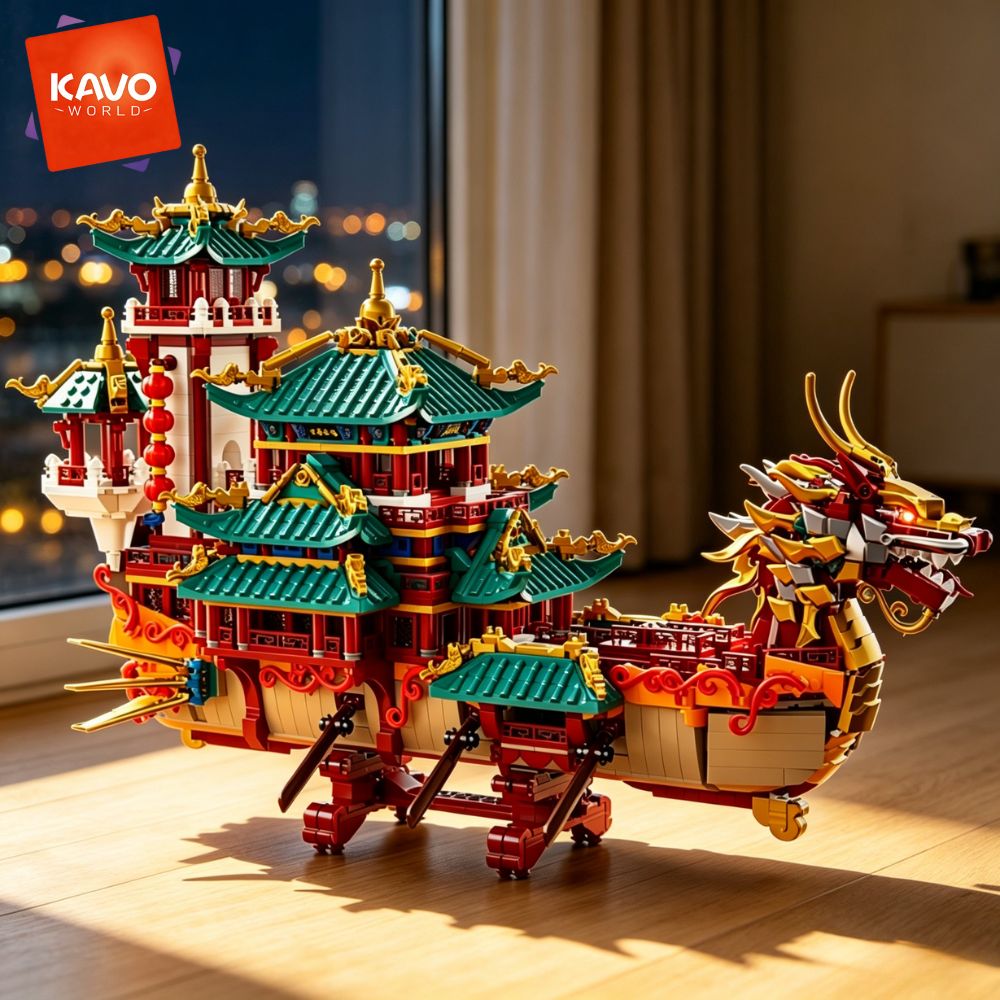 KAVOWORLD 2453 parça Ejderha T - Retro Gaming Lego incelemesi ve fiyatı