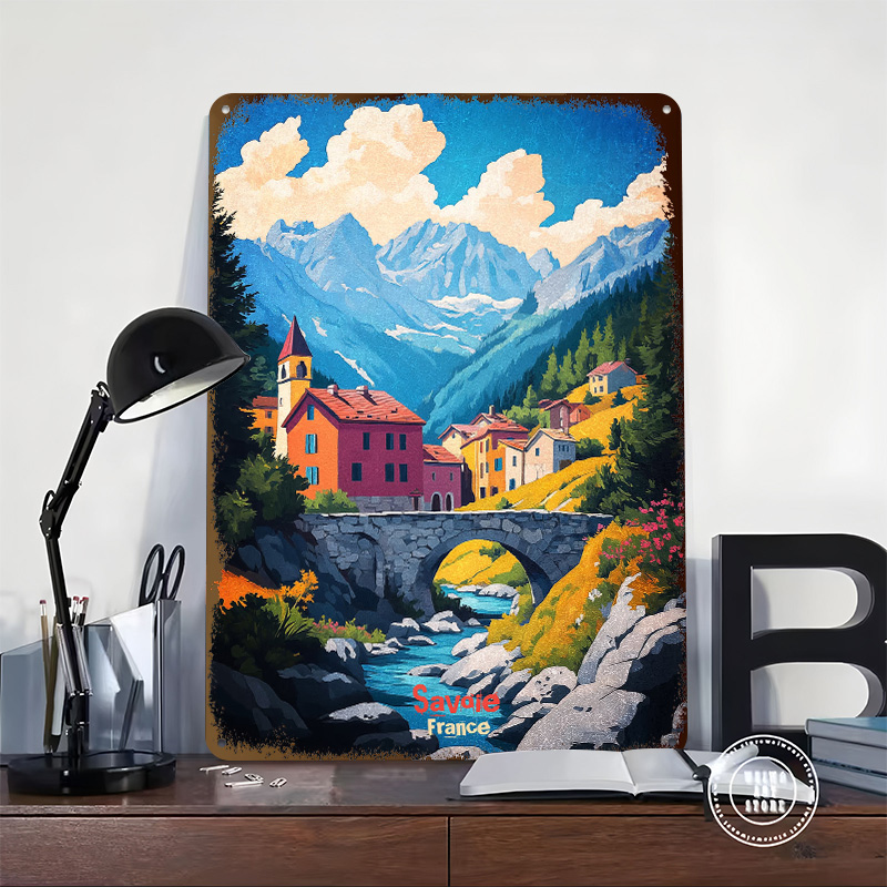 Savoie Fransa Sanat Teneke Pos - Retro Gaming France incelemesi ve fiyatı